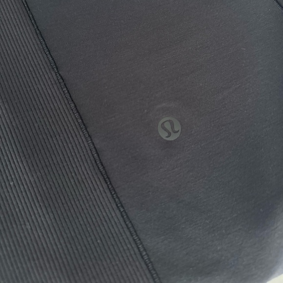 Lululemon Om and On Dress Black L Long Sleeve Midi Sheath Thumbholes Pockets - Picture 7 of 16